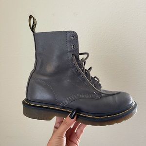 Dr. Martens gray boots